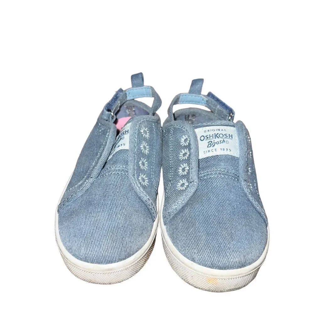 OshKosh B’Gosh grey sneaker style sandals girl’s size 8M‎